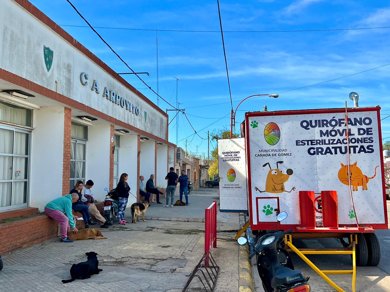 El Quirófano Móvil estuvo en Club Arroyito