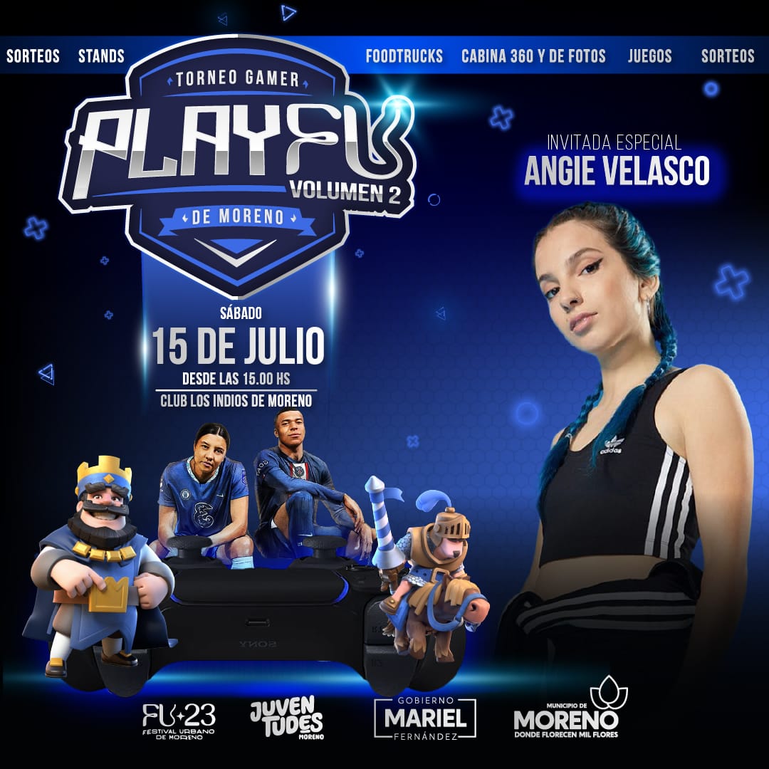 Llega una nueva edición de play fu, el torneo gamer de Moreno