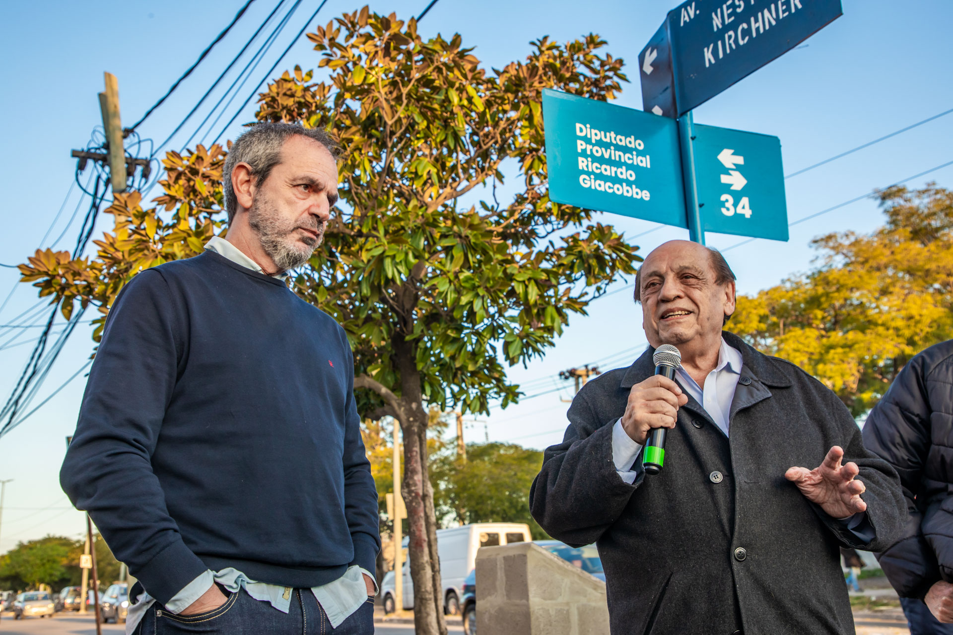 Ahora la calle 34 se llama Diputado Provincial Ricardo Giacobbe