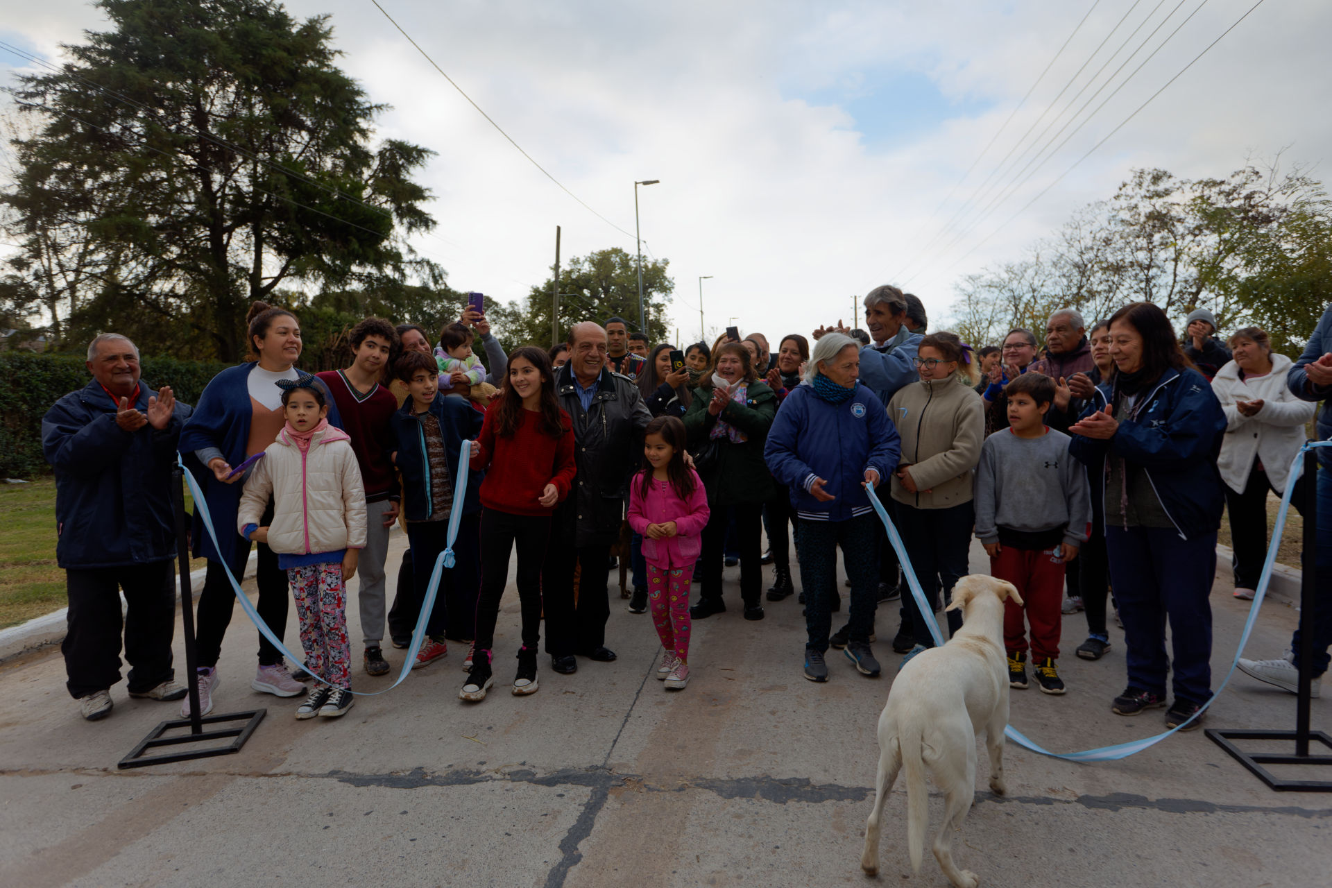 Mussi inauguró obras de pavimentación en el Barrio El Ciclón