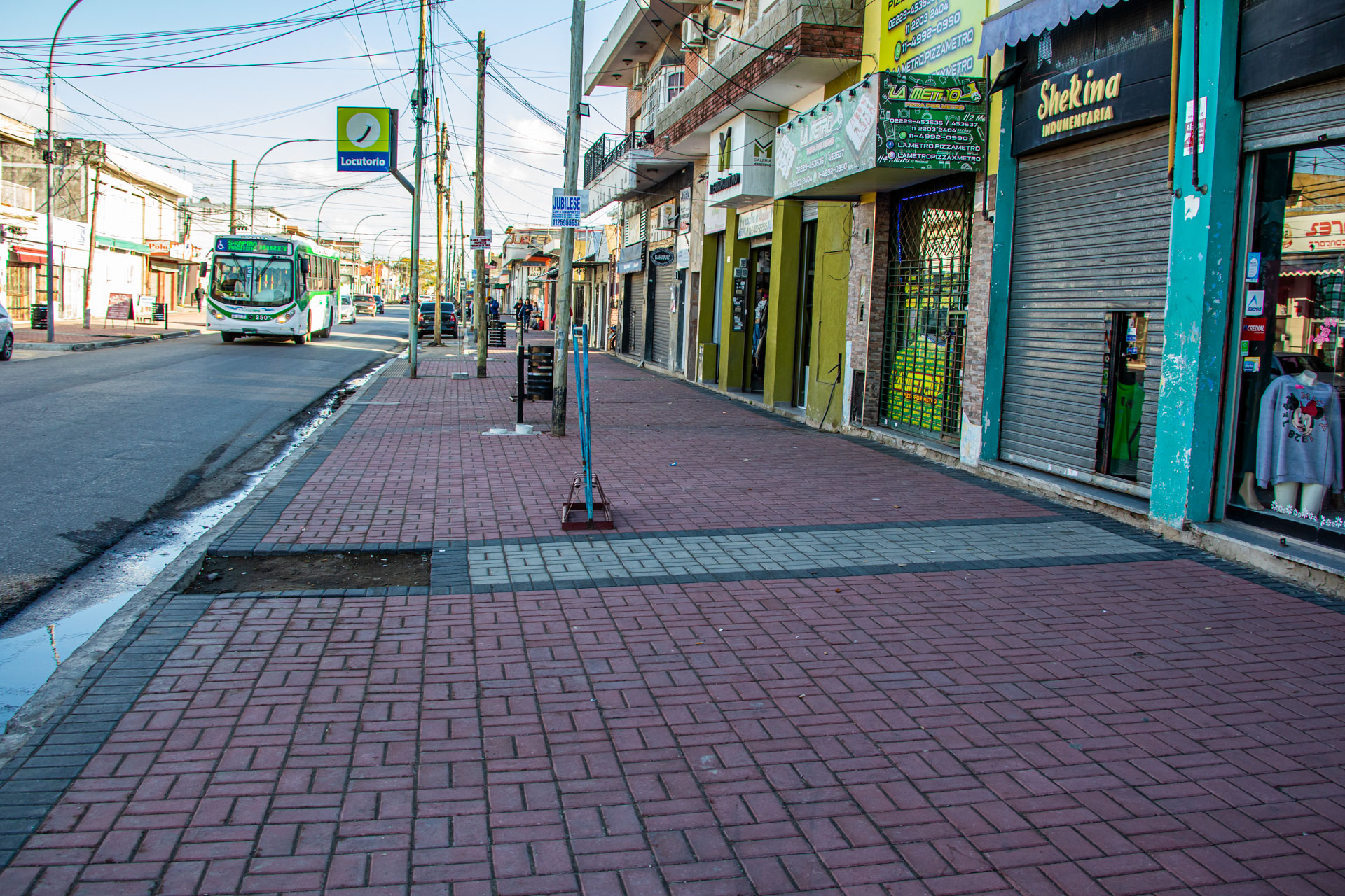 Obras de tratamiento integral del espacio público en Hudson