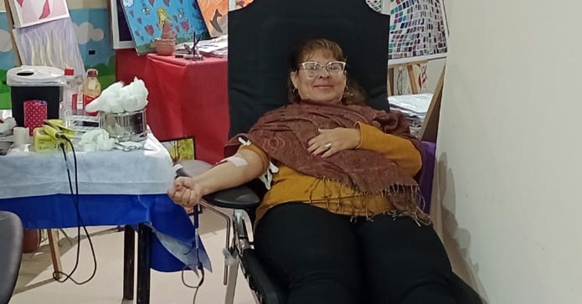 Importante operativo de colecta de sangre en el Centro Cultural