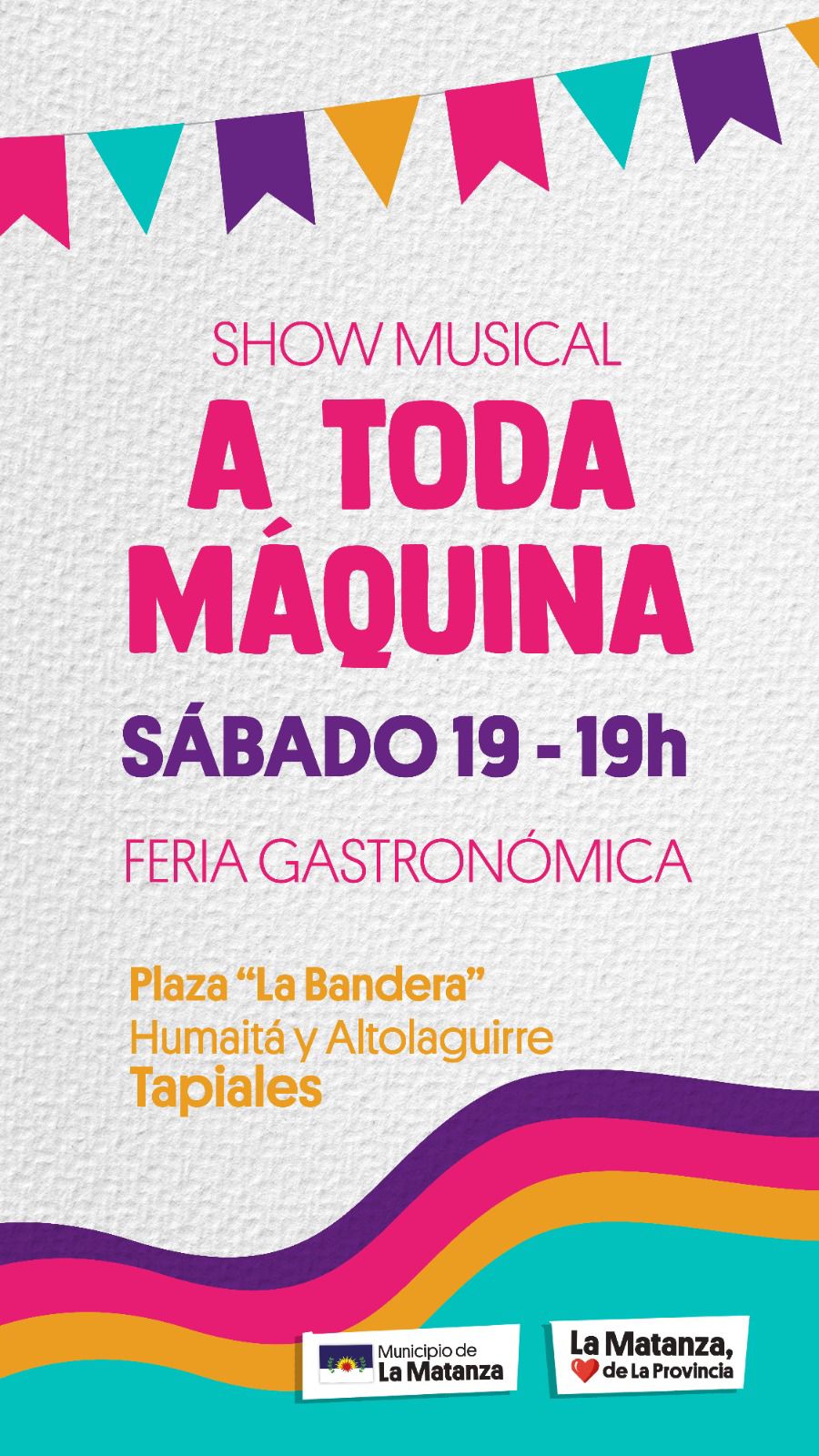 Shows Musicales, feria gastronómica y espectáculos infantiles este fin de semana en la Plaza “La Bandera”