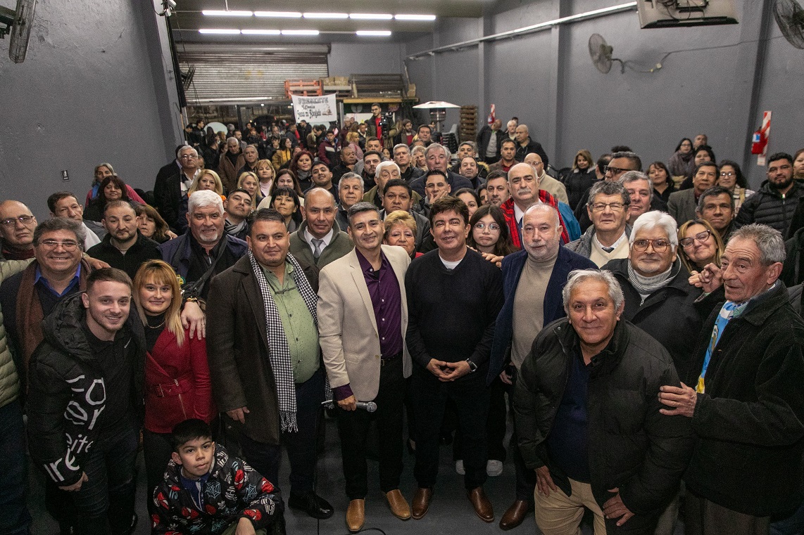 Fernando Espinoza participó de un encuentro junto a iglesias evangélicas de La Matanza