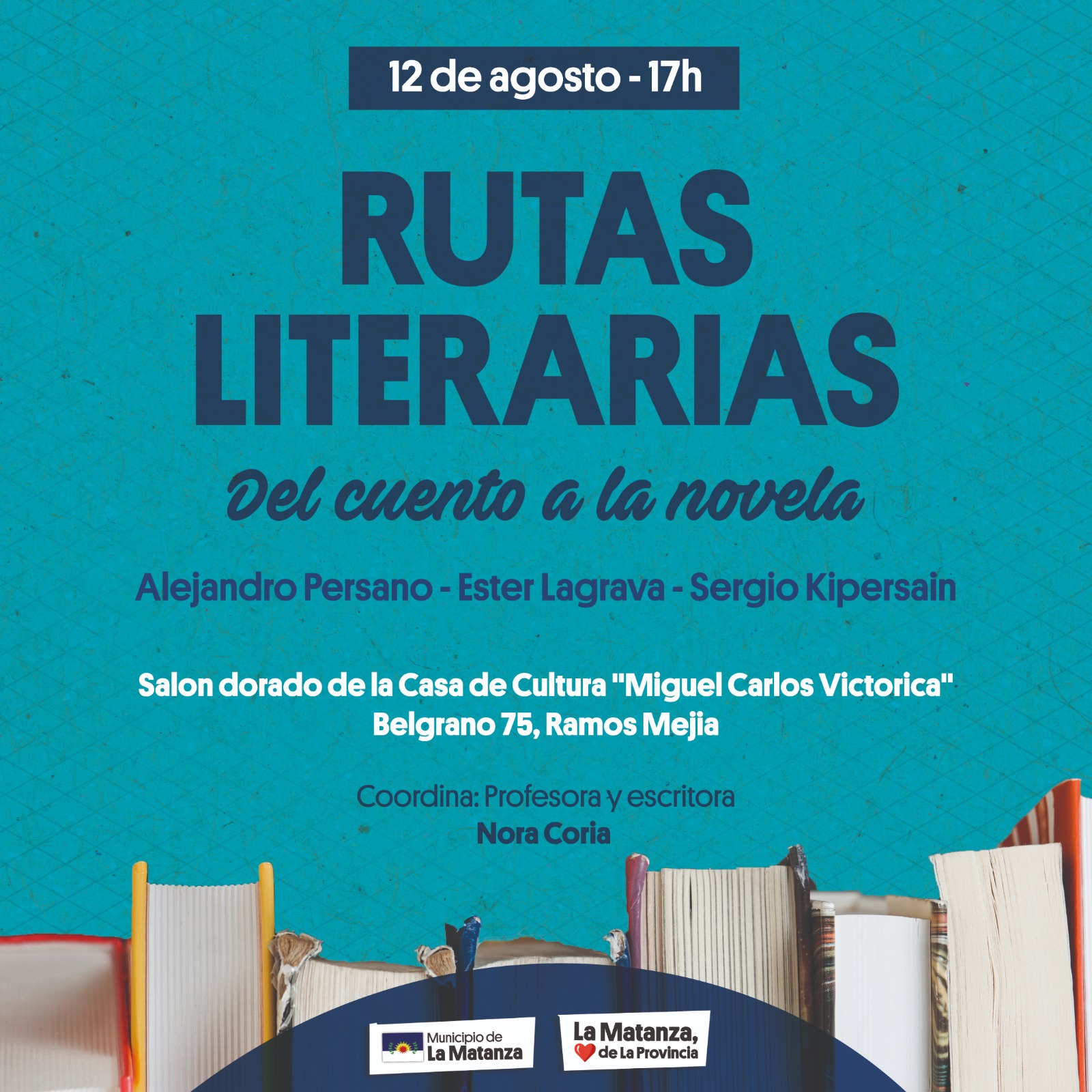 El ciclo Rutas Literarias presenta “Del cuento a la novela”