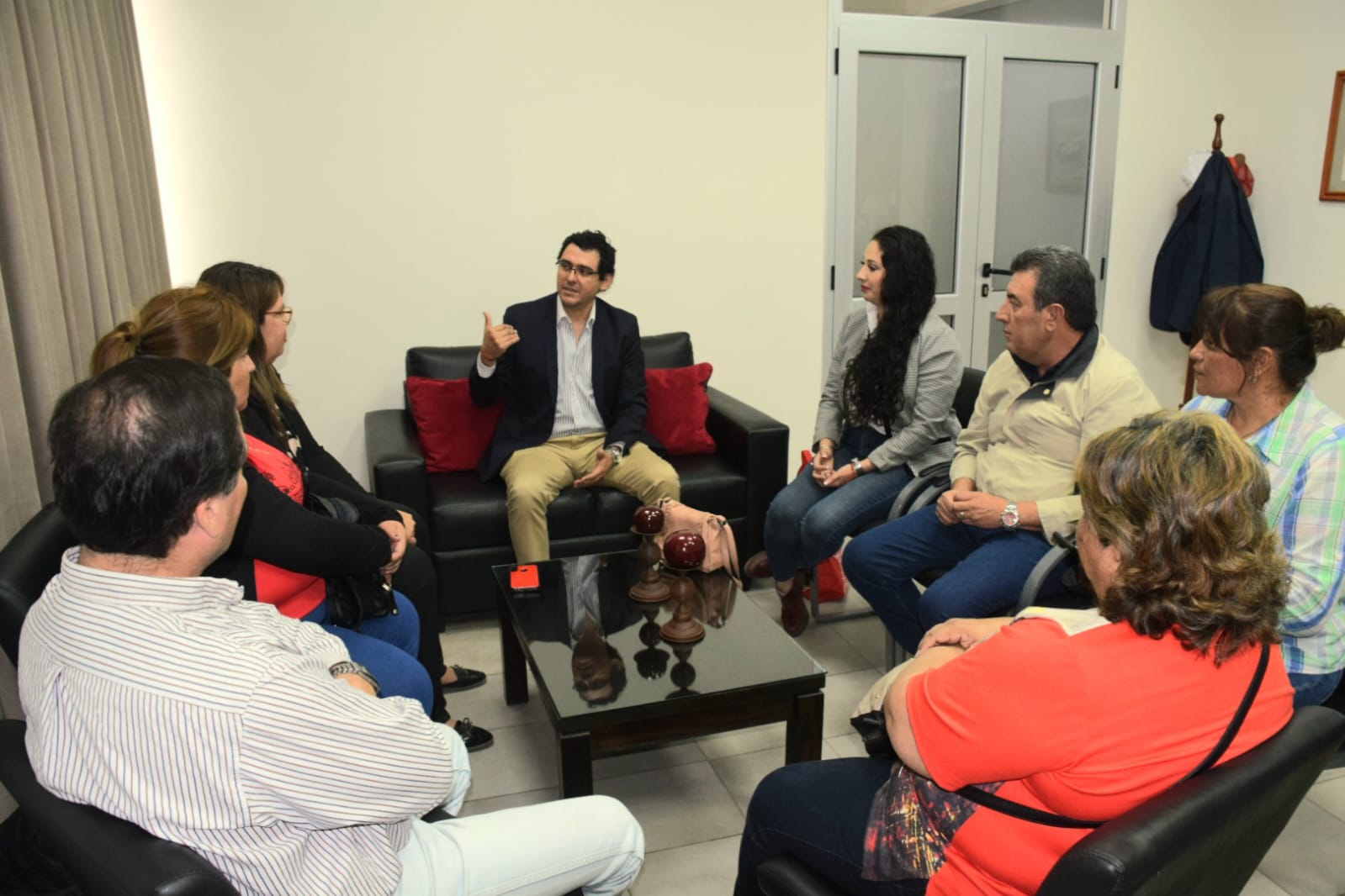 Visita del Frente Multisectorial