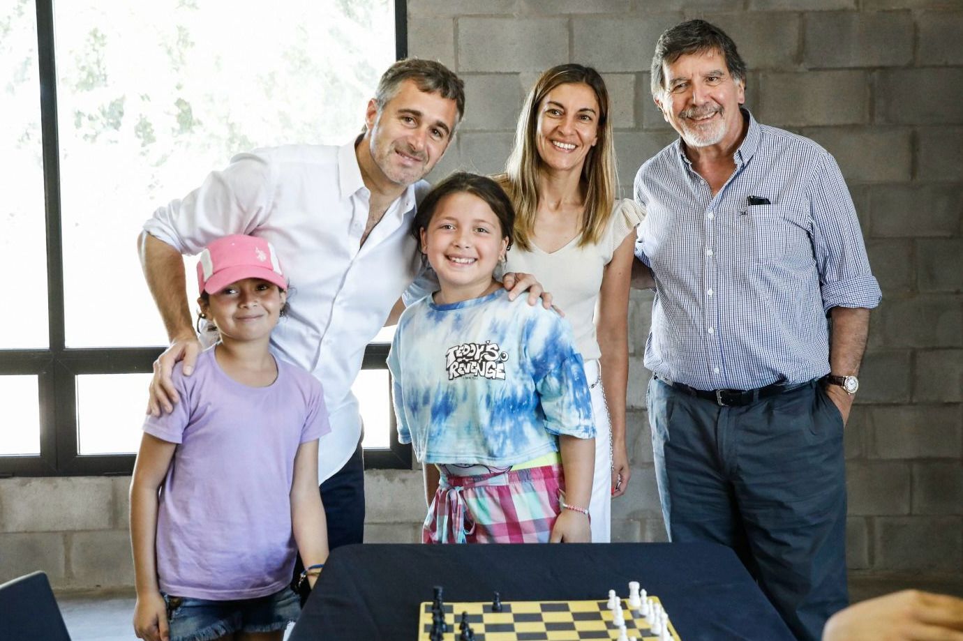 Achával y Sileoni acompañaron a los chicos de las Escuelas Abiertas de Verano