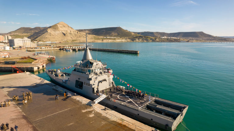 Arribó el patrullero oceánico al Puerto de Comodoro