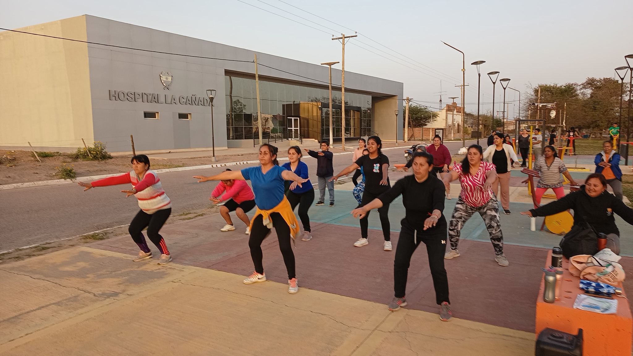 Dieron inicio las clases de gimnasia aeróbica para vecinos de La Cañada
