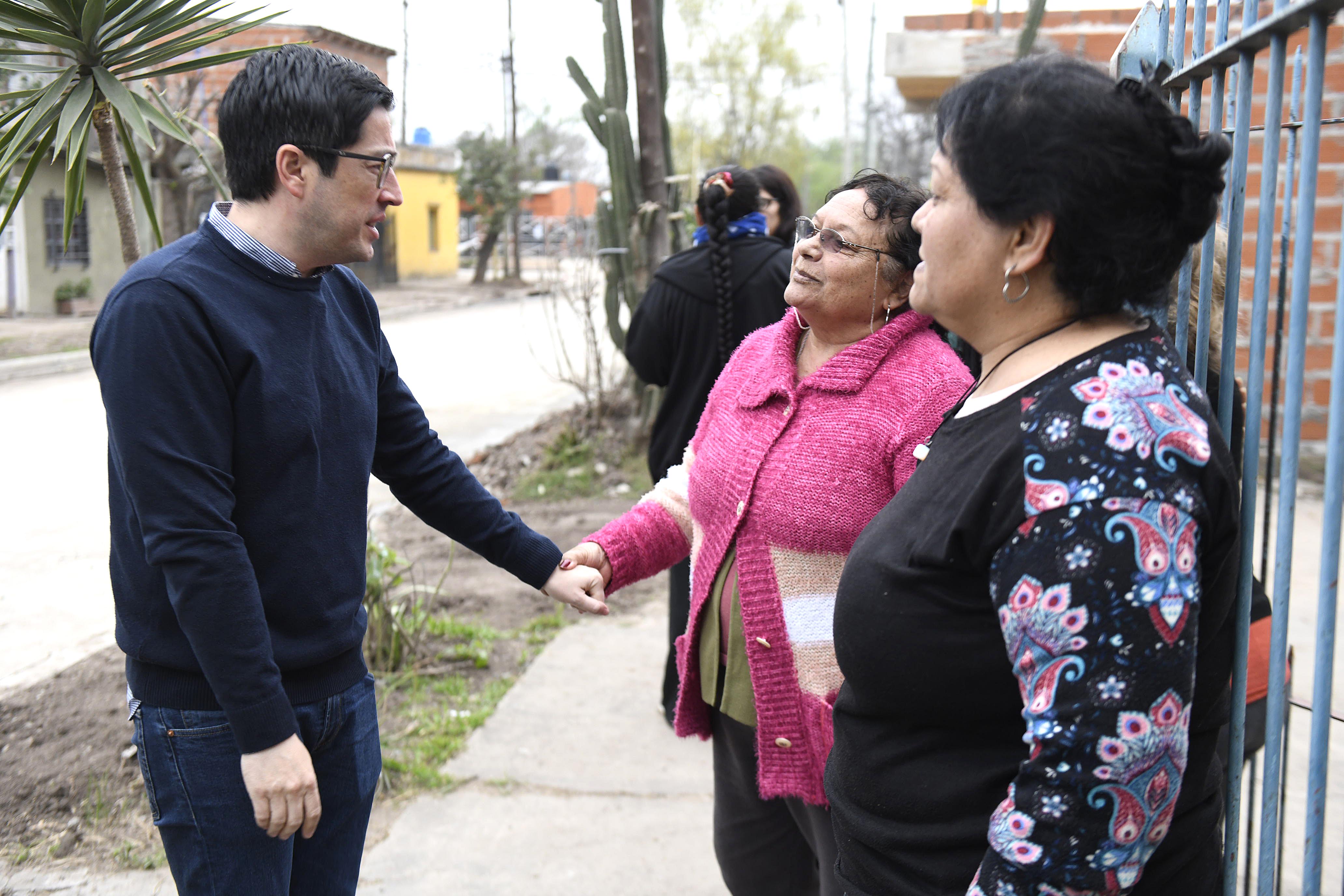 Nardini inauguró nuevos pavimentos que conectan a Tierras Altas y Tortuguitas