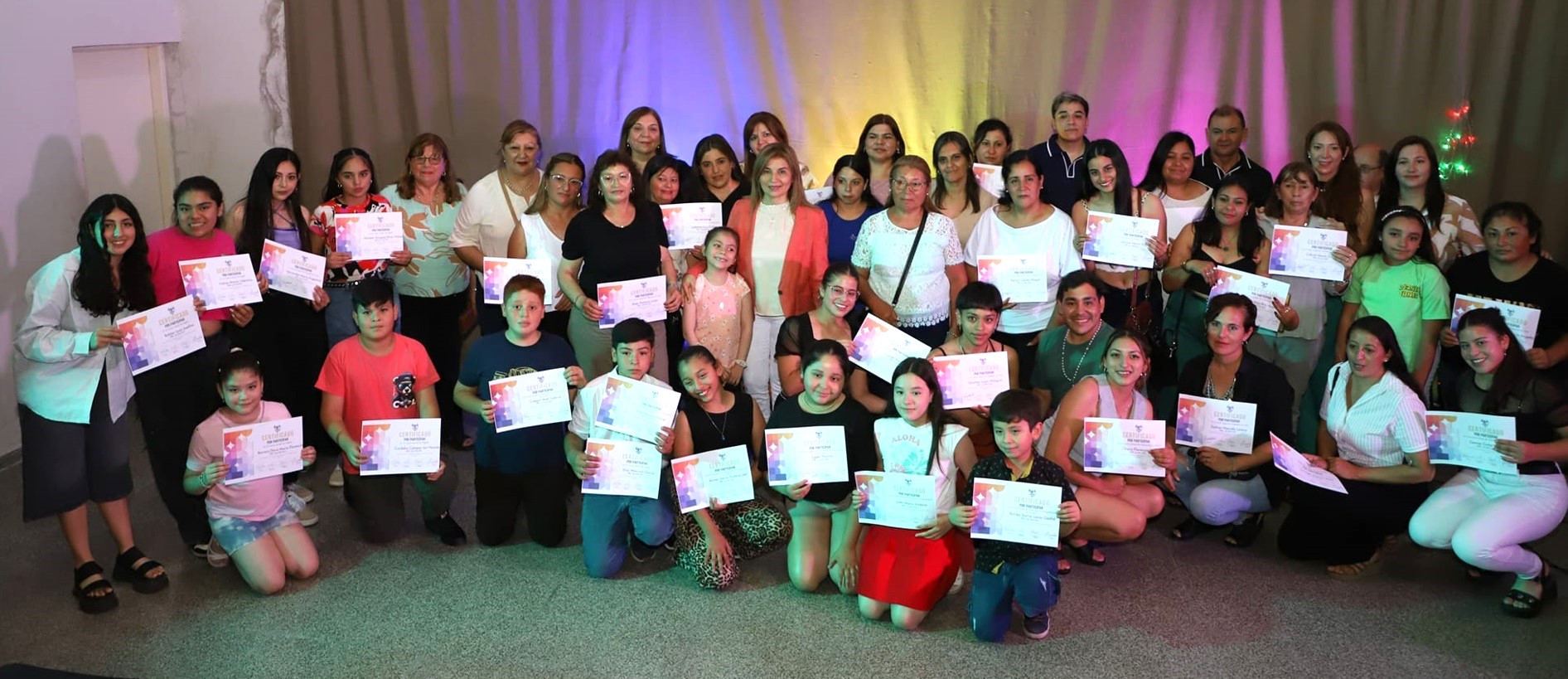 Acto anual de área de educación de la Municipalidad