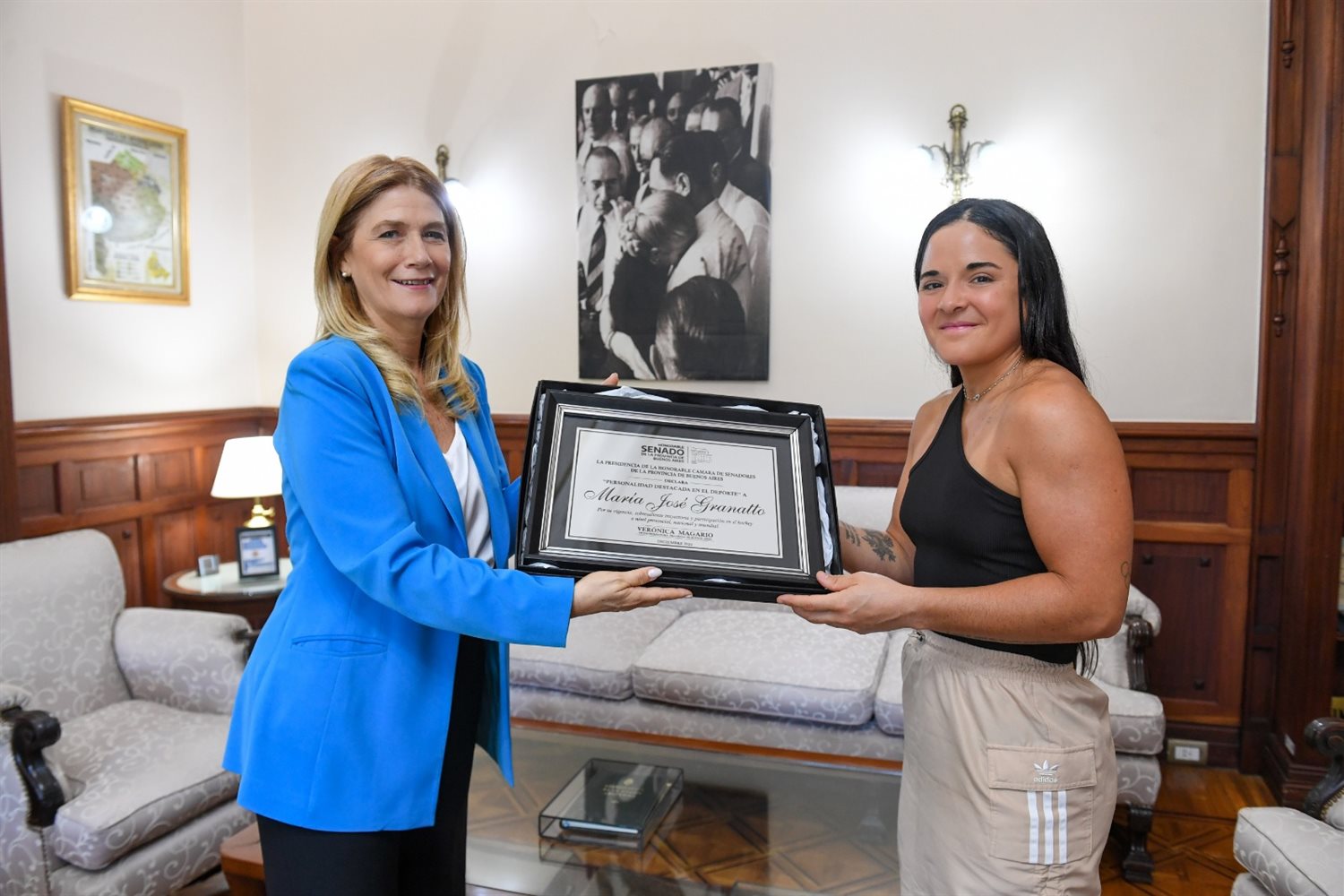 El senado bonaerense declaró personalidad destacada del deporte a María José Granatto