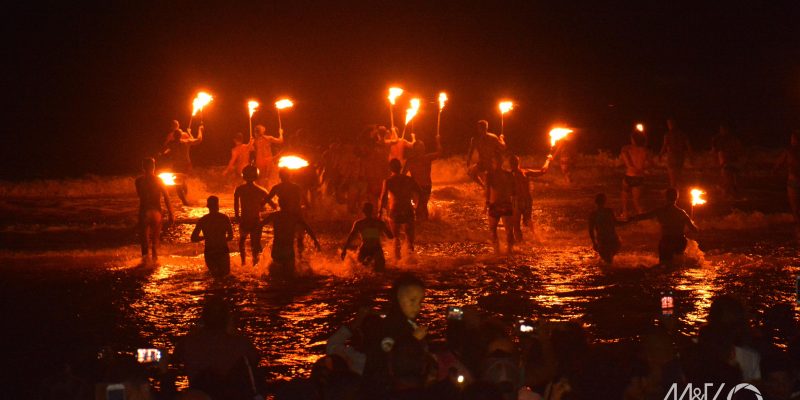 Los Guardavidas celebran su día con antorchadas en las distintas localidades