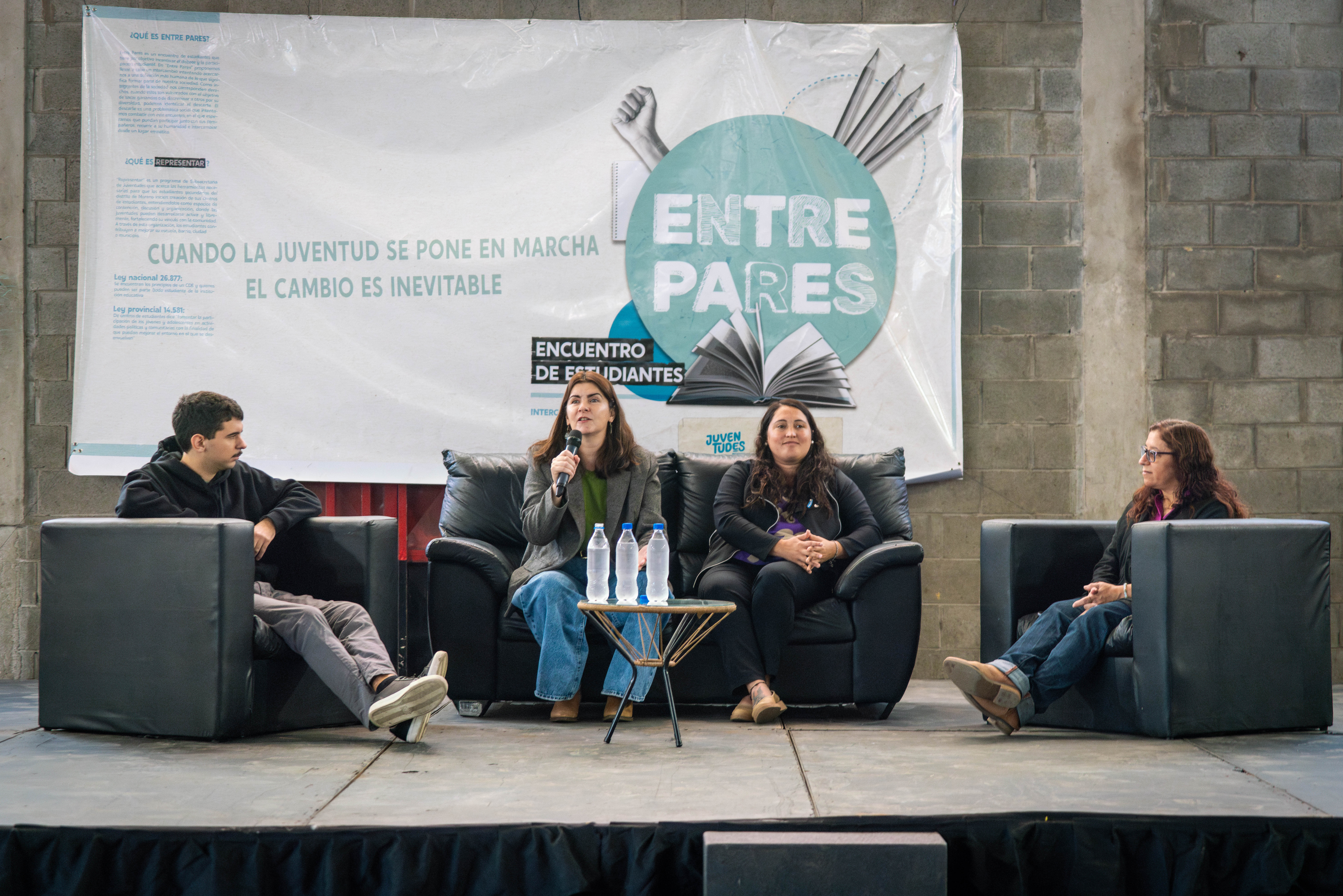“Entre Pares”: jóvenes de Moreno debatieron sobre política, derechos y futuro