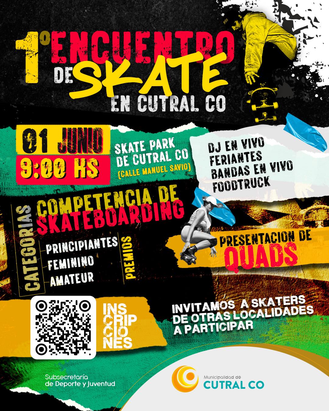 1° Encuentro de Skate en Cutral Co