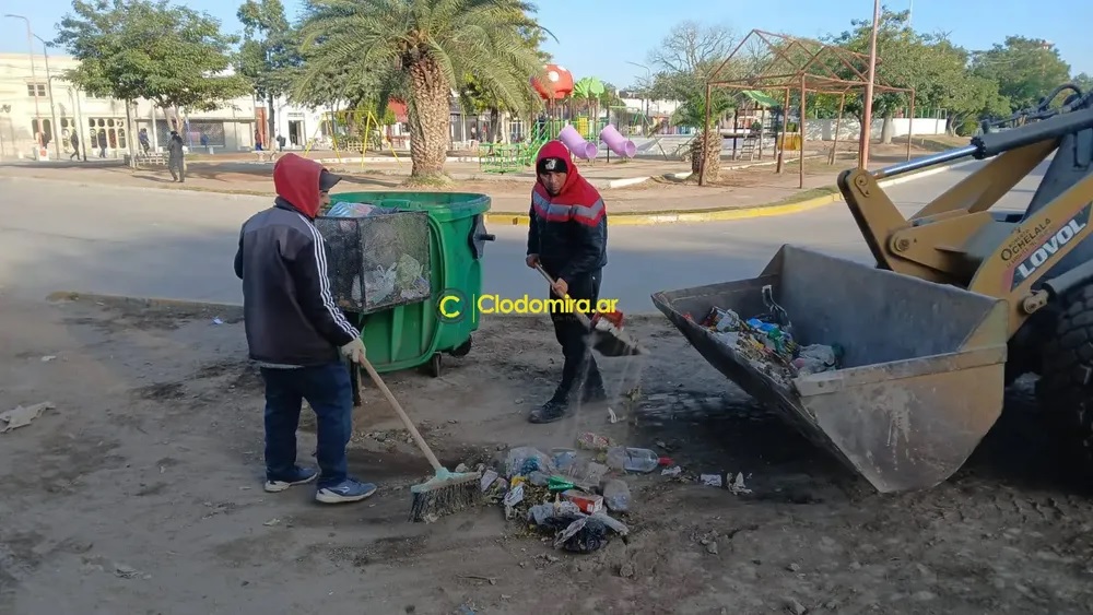 Se realizan tareas de limpieza y mantenimiento desde la Municipalidad ...