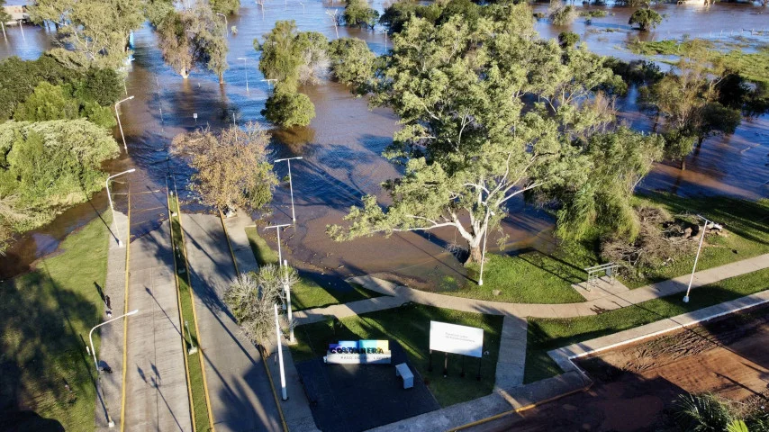 Actualización de la situación hidrológica en Paso de los Libres: el río continúa en crecimiento