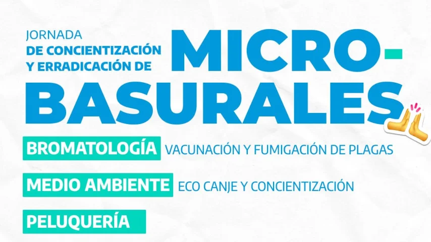 Este martes, nuevo operativo de erradicación de microbasurales en barrio Zapadores