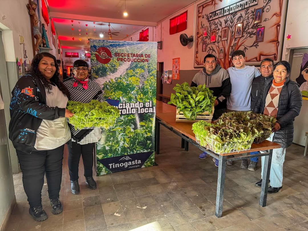 El Municipio de Tinogasta continúa con la entrega de verduras frescas a instituciones locales 
