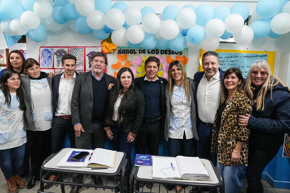 Menéndez y Kicillof inauguraron obras y refuerzan la seguridad en Merlo