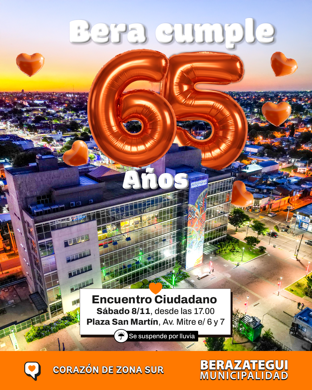 Berazategui conmemora un nuevo aniversario de su Autonomía con una gran fiesta