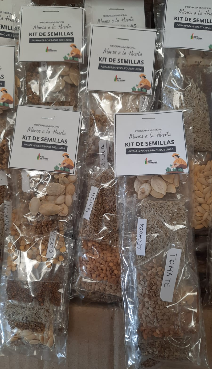 Soberanía Alimentaria: Se pone en marcha una nueva entrega de kits de semillas