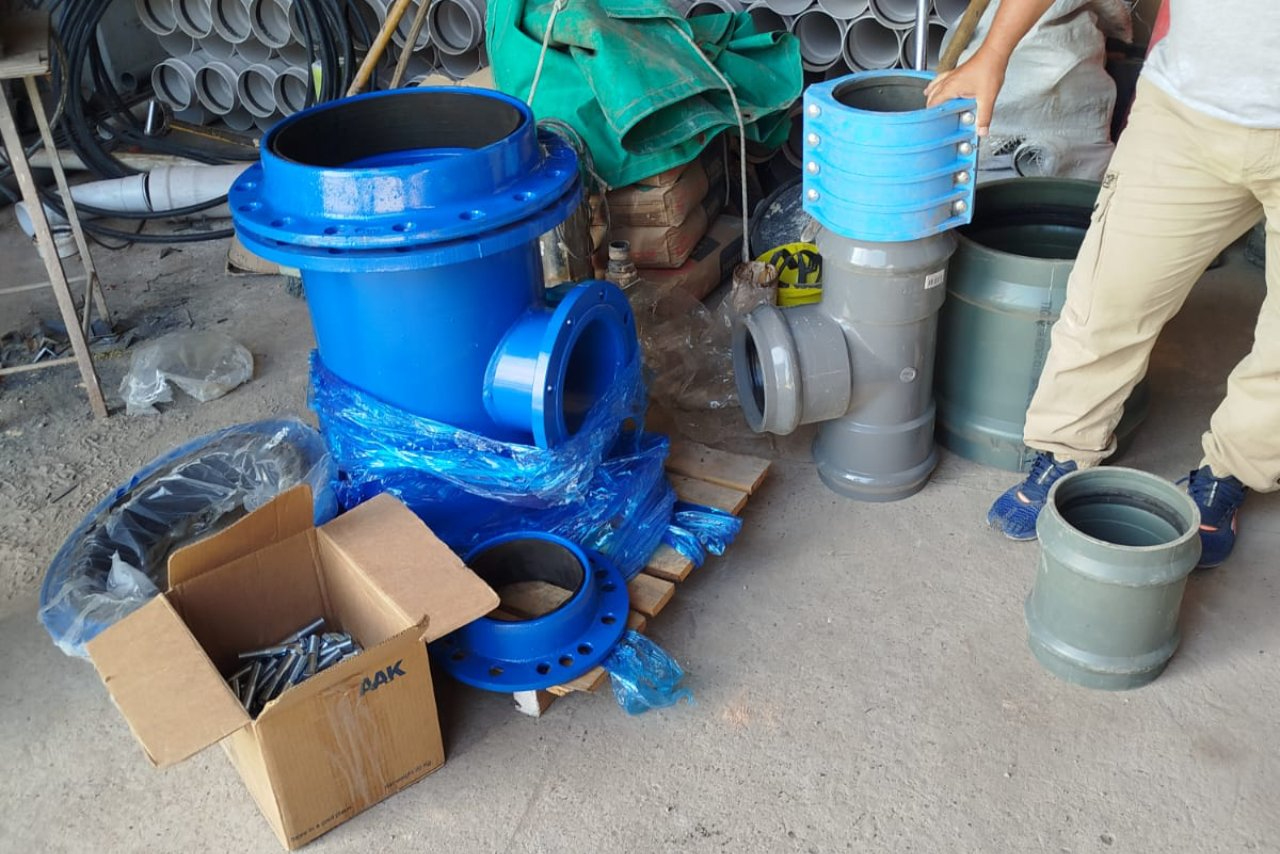 Obra de mejora del sistema de distribución de agua potable en la zona ...