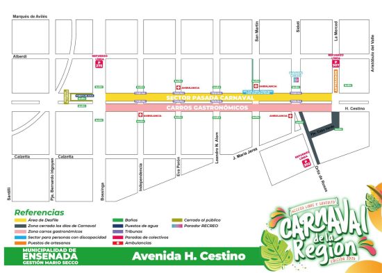 Mapa de Carnaval