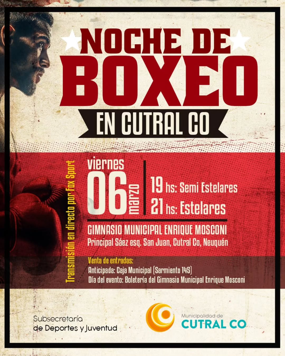 Gran Noche de Boxeo en Cutral Co