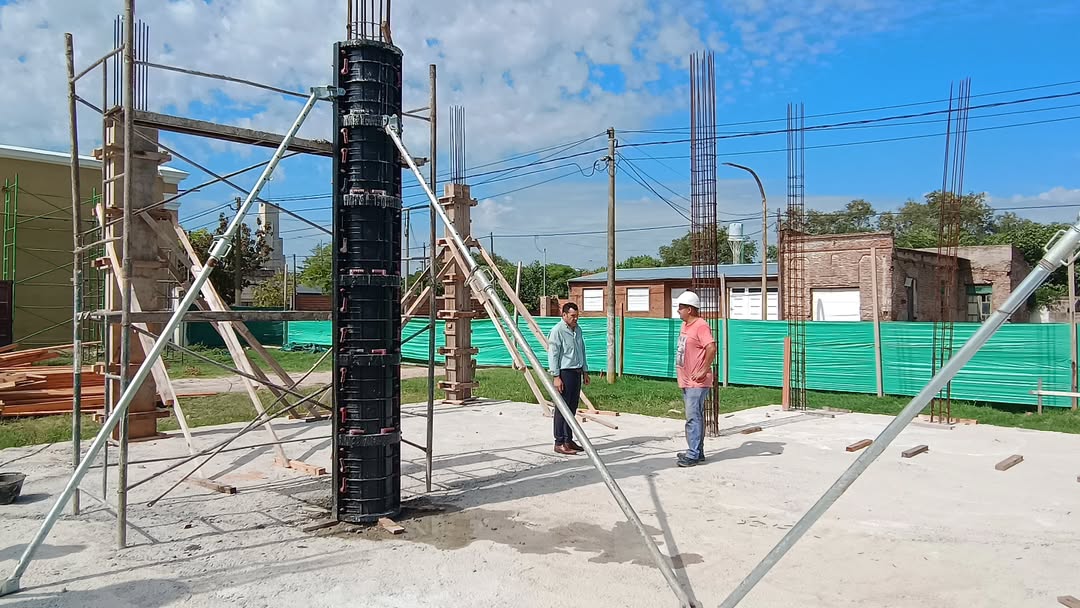 Avanza la construcción de la Casa de la Provincia en Guaminí