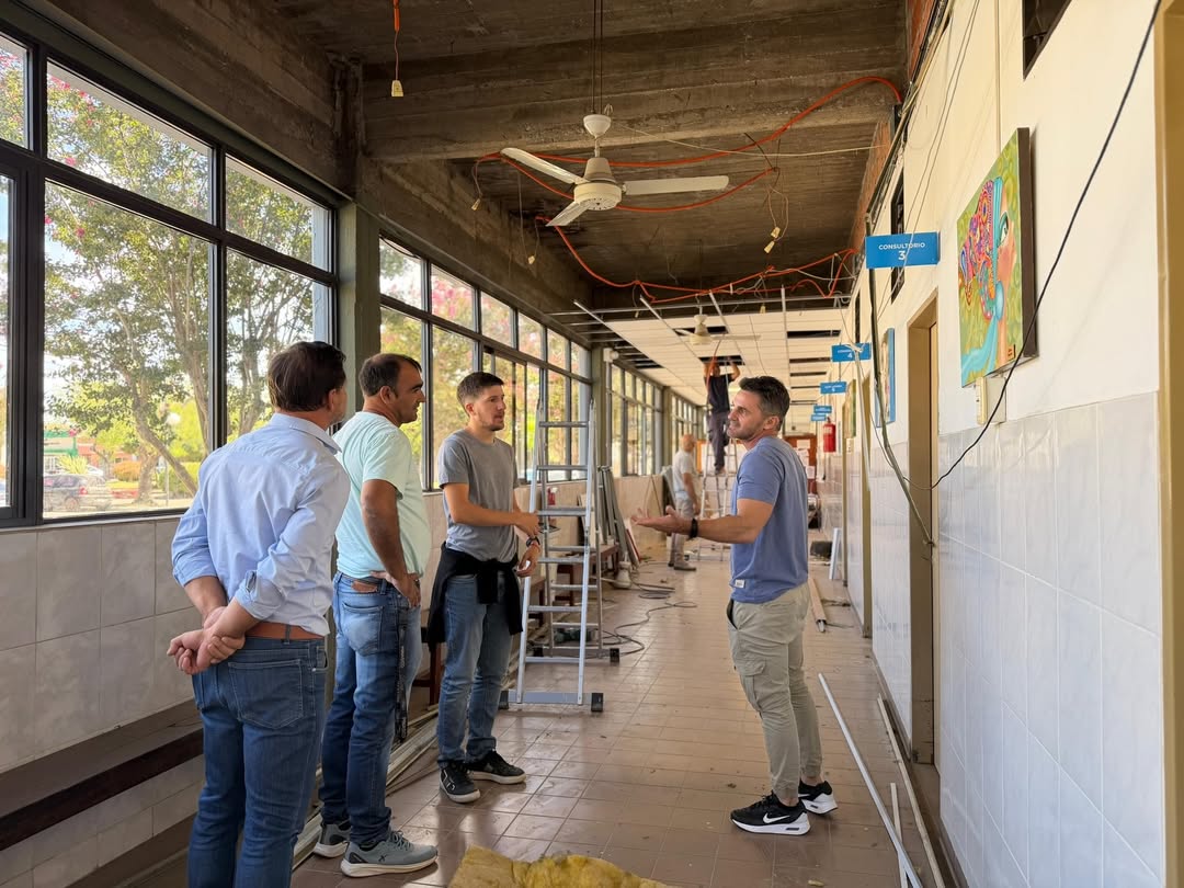 Obras en el hospital local