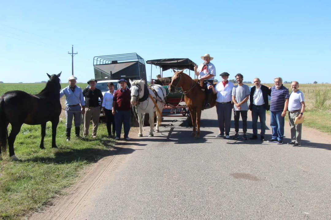 Comenzó la travesía histórica que recrea la llegada del Coronel Freyre a Guaminí