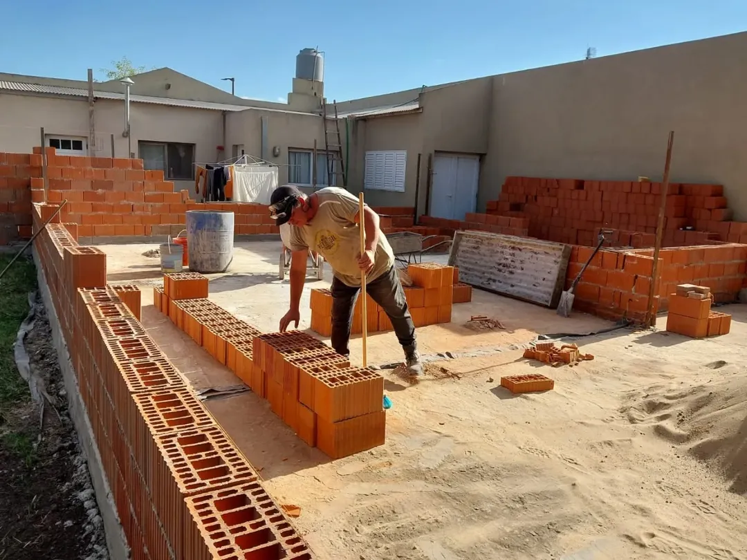 Avanzan los trabajos de ampliación del Hogar de la Tercera Edad