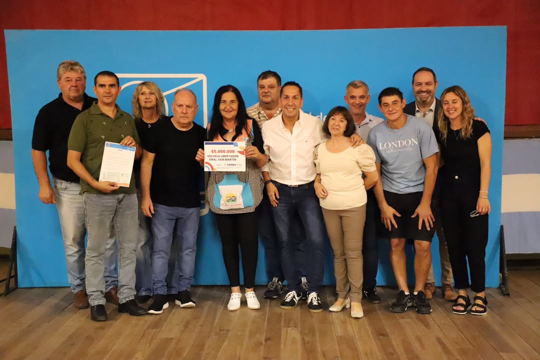 Entregaron aportes para fortalecer a instituciones locales