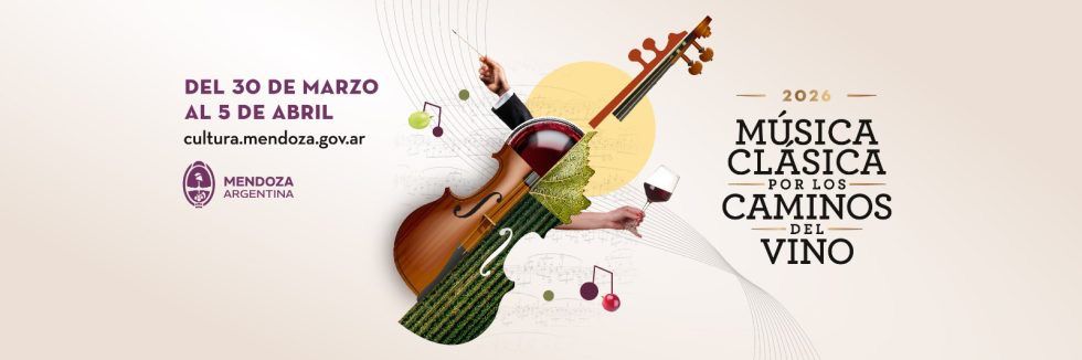 Nueva edición de “Música Clásica por los Caminos del Vino” en Malargüe para Semana Santa
