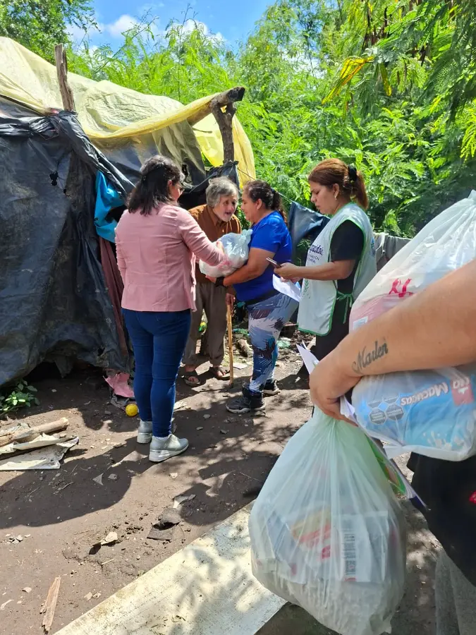 Diferentes áreas municipales trabajaron en la asistencia a vecinos tras el temporal