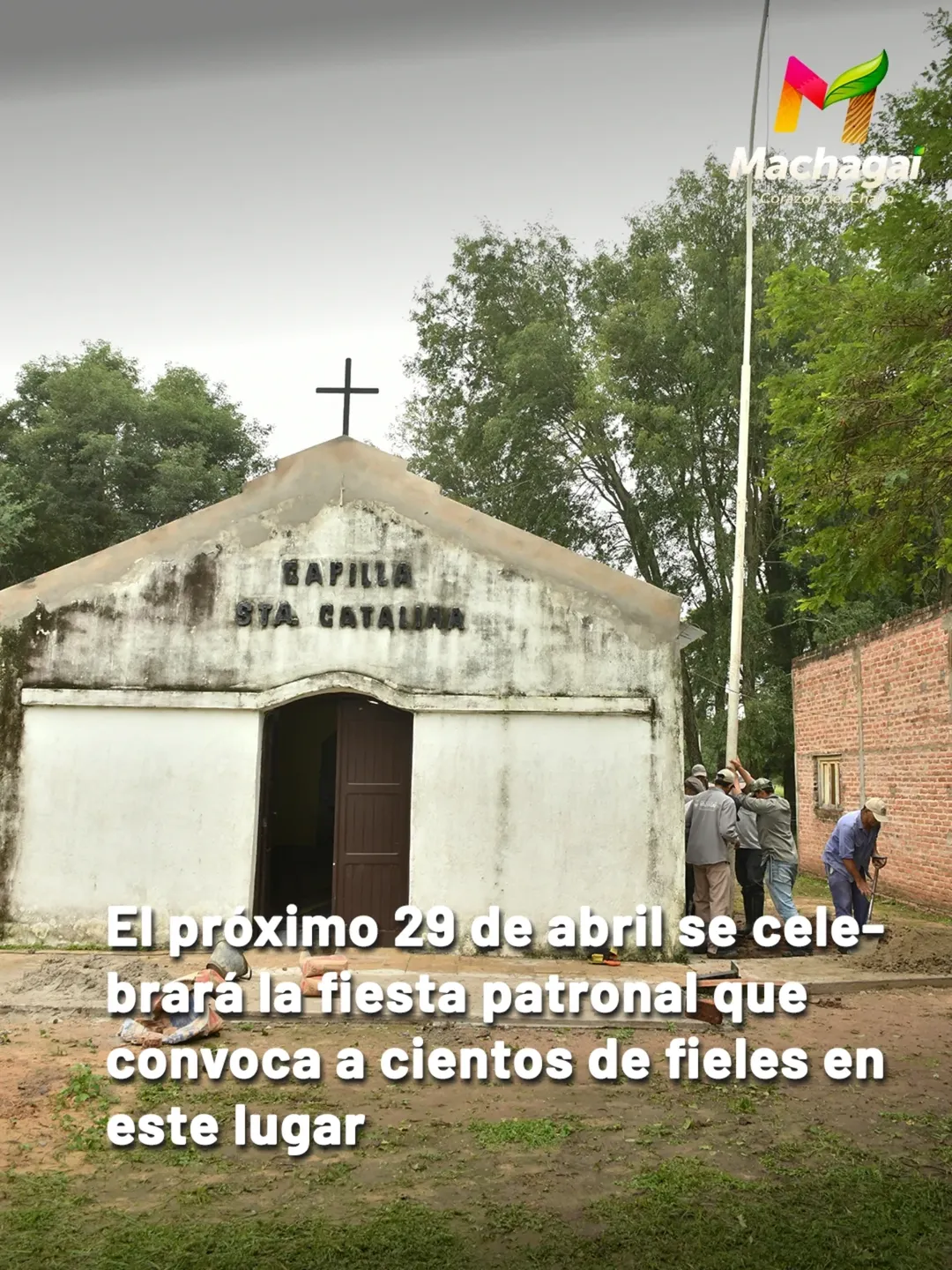 El Municipio realizó tareas de mantenimiento en la Capilla Santa Catalina