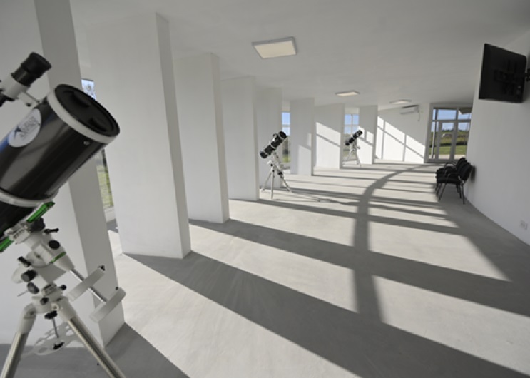 Se inauguró un observatorio astronómico en el Centro de Capacitación, Investigación e Información Educativa de Alberti