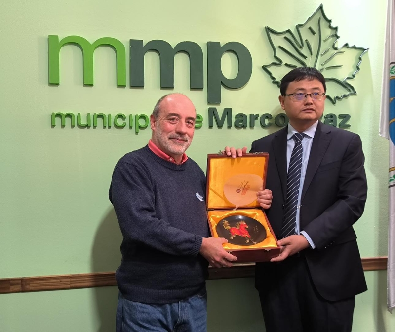 El intendente Curutchet recibió a comitiva china de la ciudad de Dezhou