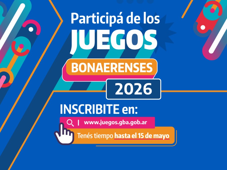 Última semana de inscripción para participar de los Juegos Bonaerenses 2026