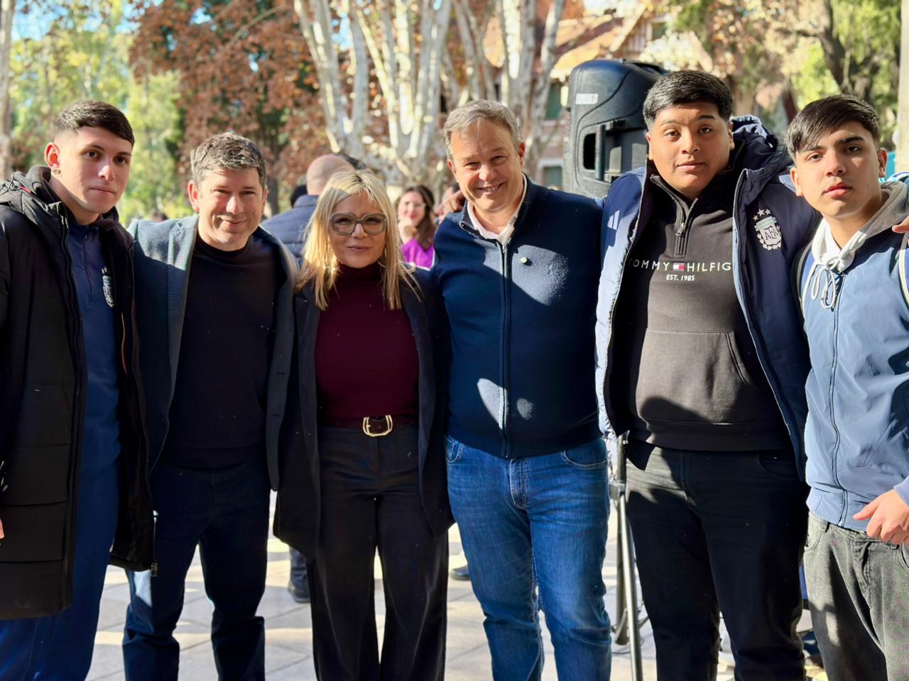 Cascallares y Paula Eichel acompañaron a los estudiantes que participan de la “Semana del Futuro” en la Universidad Guillermo Brown