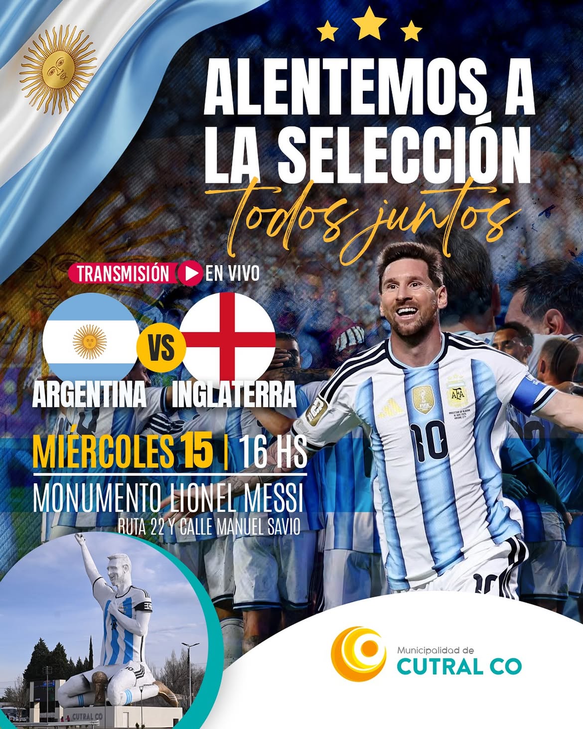 Alentemos a la Selección, todos juntos