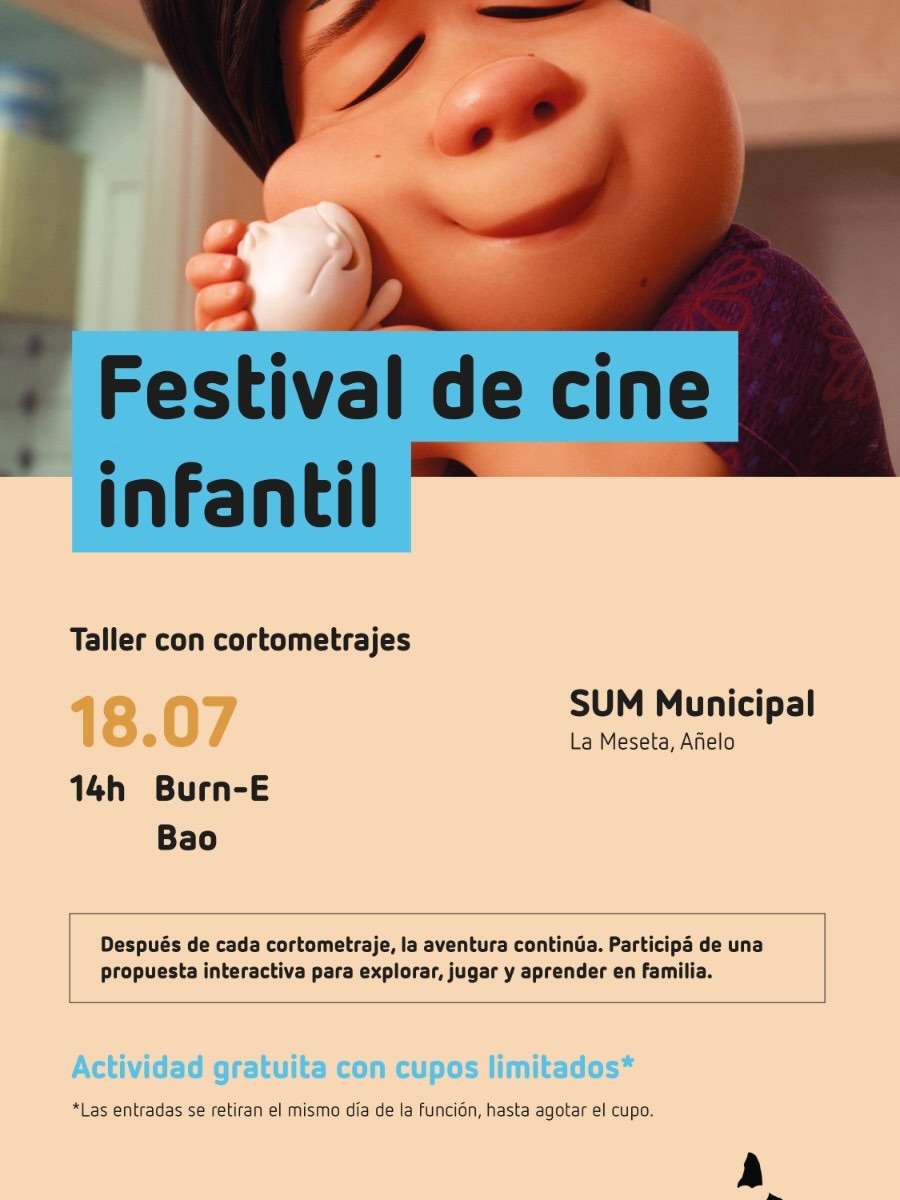 Llega el Festival de Cine Infantil a Añelo