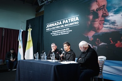 Kicillof participó de la Jornada Patria por la Cultura del Encuentro