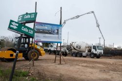 Avanza la construcción de un nuevo salón de usos múltiples para el Club Villa María de Punta Lara