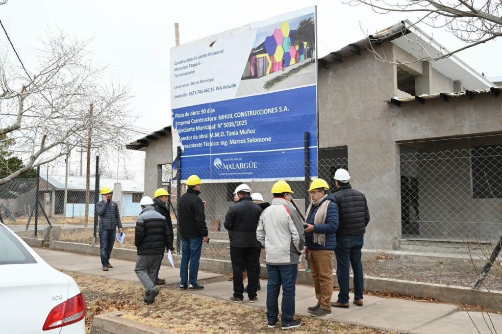El intendente Celso Jaque supervisó junto a ediles el avance de obras estratégicas en Malargüe