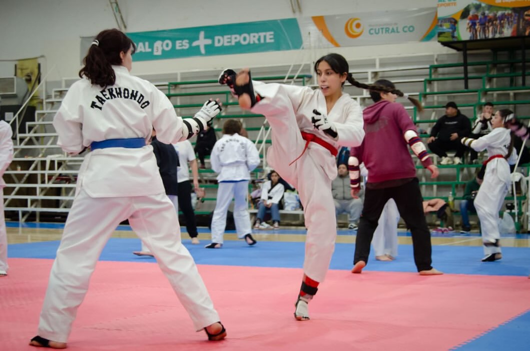 Entrenamiento provincial de Taekwondo en Cutral Co