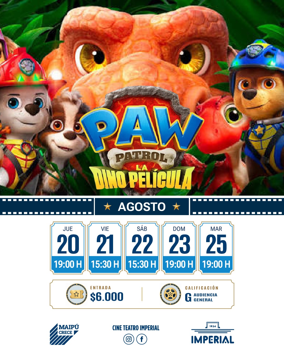 Fin de semana cultural en el Imperial: películas y una comedia imperdible