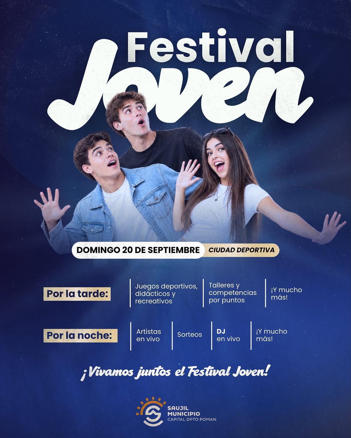 Se viene el Festival Joven: la Ciudad Deportiva se prepara para una jornada a puro ritmo y diversión