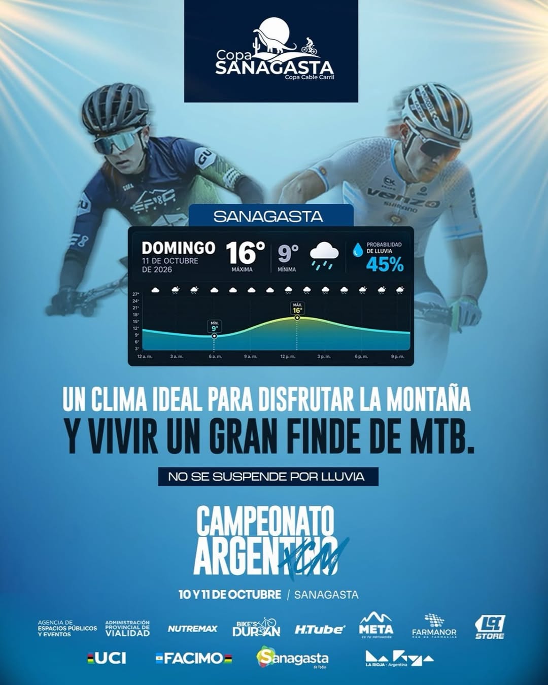 Sanagasta se prepara para un gran fin de semana de MTB